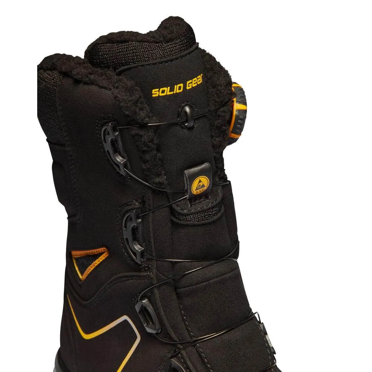 Solid Gear by Snickers 61004 Shore Lightweight High Leg Wide Fit BOA S3 Compoite Toe Cap Safety Boots