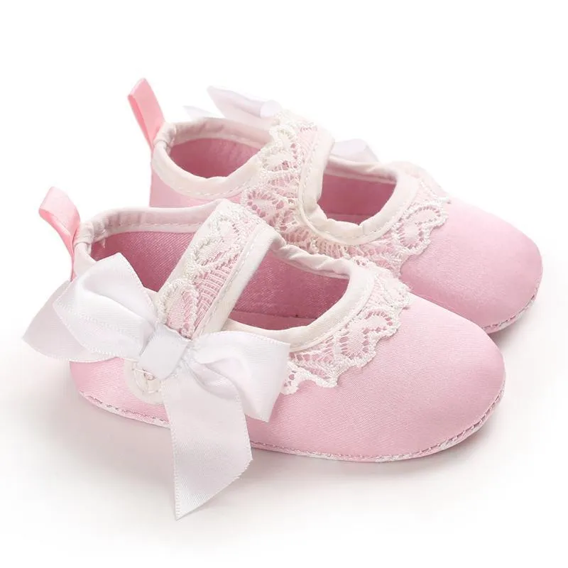 Solid Velcro Design Shoes for Baby Girl Children's clothing wholesale
