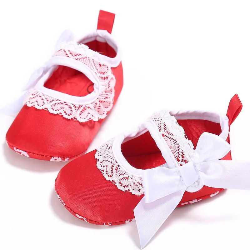 Solid Velcro Design Shoes for Baby Girl Children's clothing wholesale