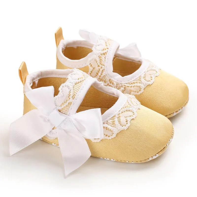 Solid Velcro Design Shoes for Baby Girl Children's clothing wholesale