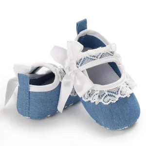 Solid Velcro Design Shoes for Baby Girl Children's clothing wholesale