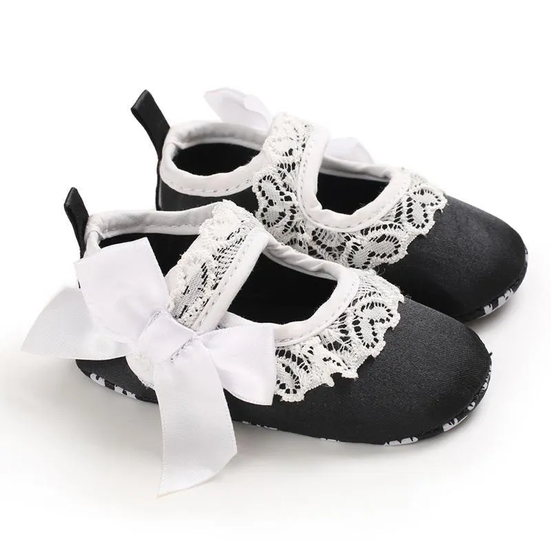 Solid Velcro Design Shoes for Baby Girl Children's clothing wholesale