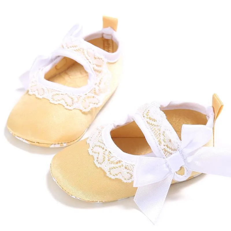 Solid Velcro Design Shoes for Baby Girl Children's clothing wholesale