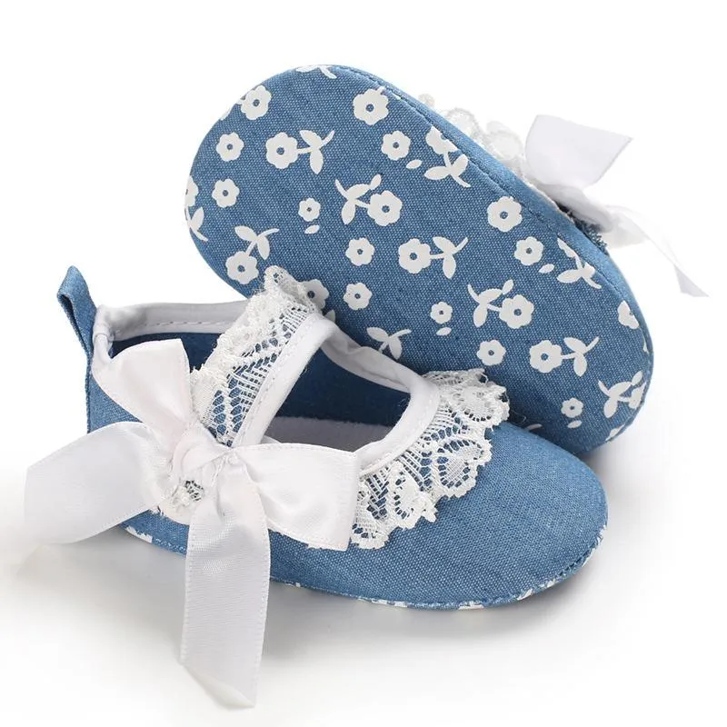 Solid Velcro Design Shoes for Baby Girl Children's clothing wholesale