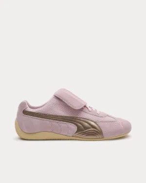 Speedcat Pink / Gold Low Top Sneakers