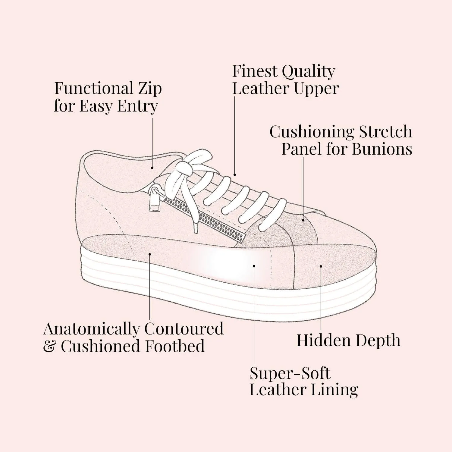 Star: Pale Gray Leather