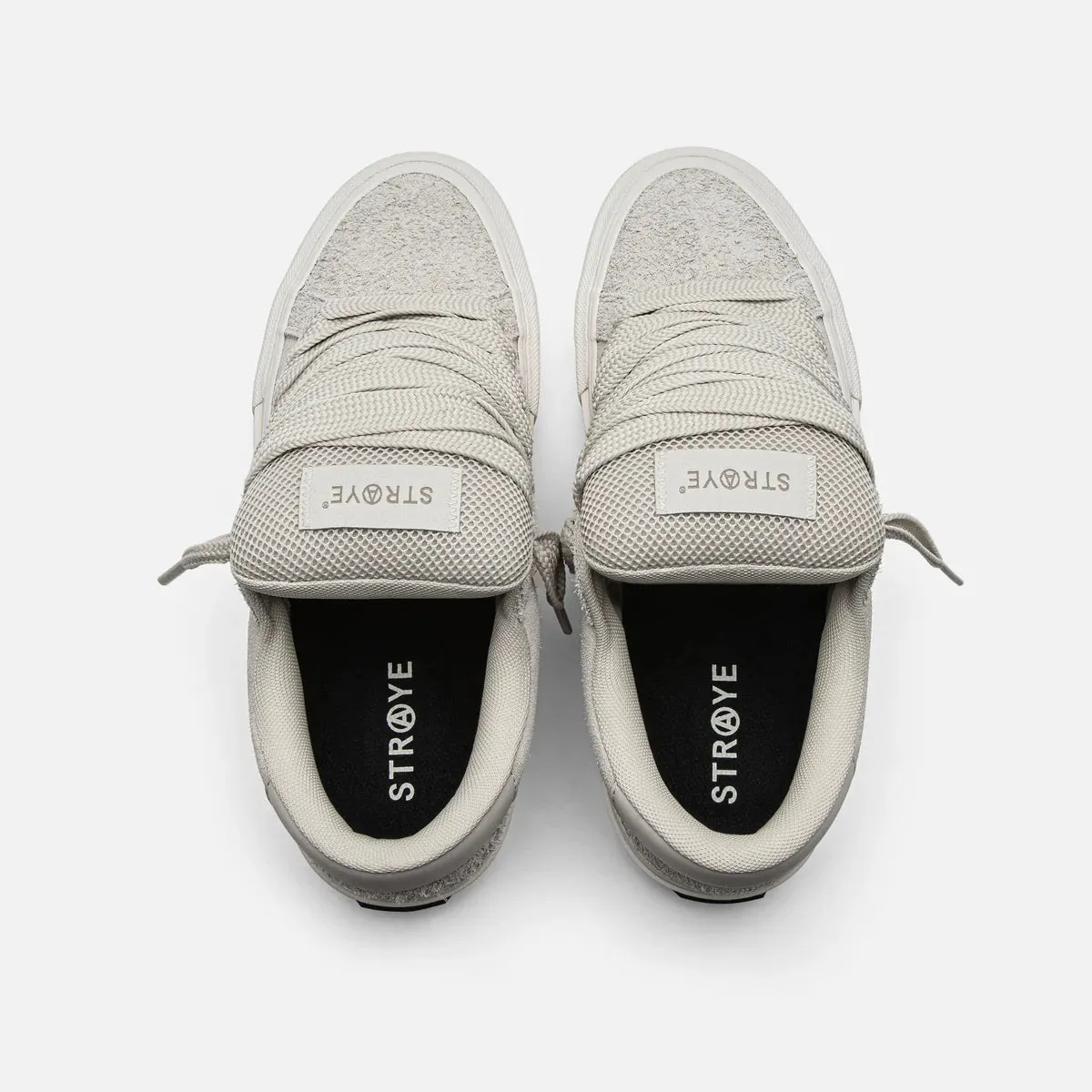 STRAYE Logan Puff Cream Bevel Sneakers