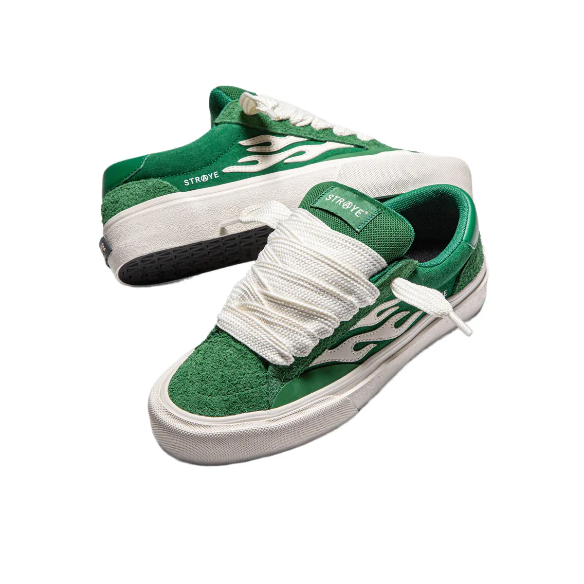 STRAYE Logan Puff Green Sneakers