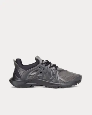 Tag Technical Mesh Black Low Top Sneakers