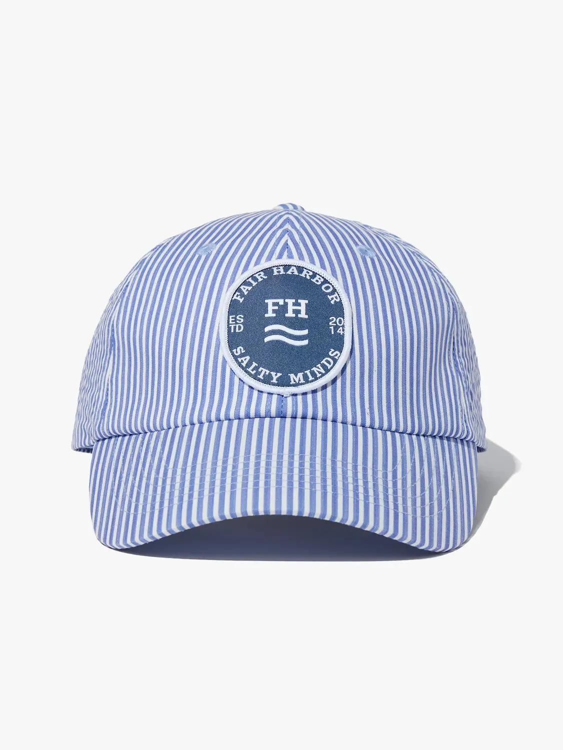 The Shoreline Classic Hat | Light Blue Seersucker