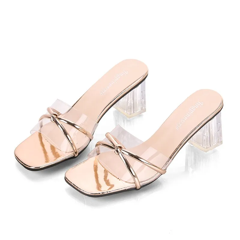 Transparent Crystal Heels