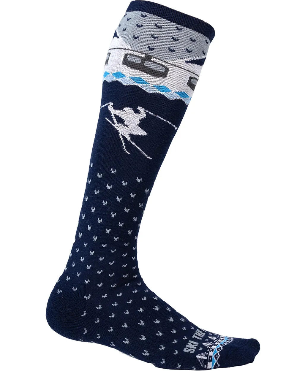 Upslope Lightweight Ski Socks 3 Pack - Double Diamond