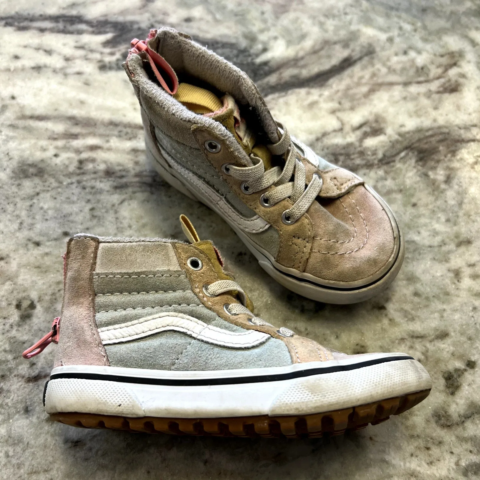 Van's Girls High Top Sk8 Sneakers Size 7