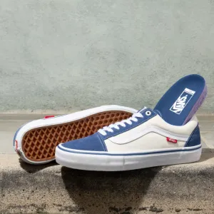 Vans Suede Old Skool Pro Skateboard shoes - STY Navy/Classic White