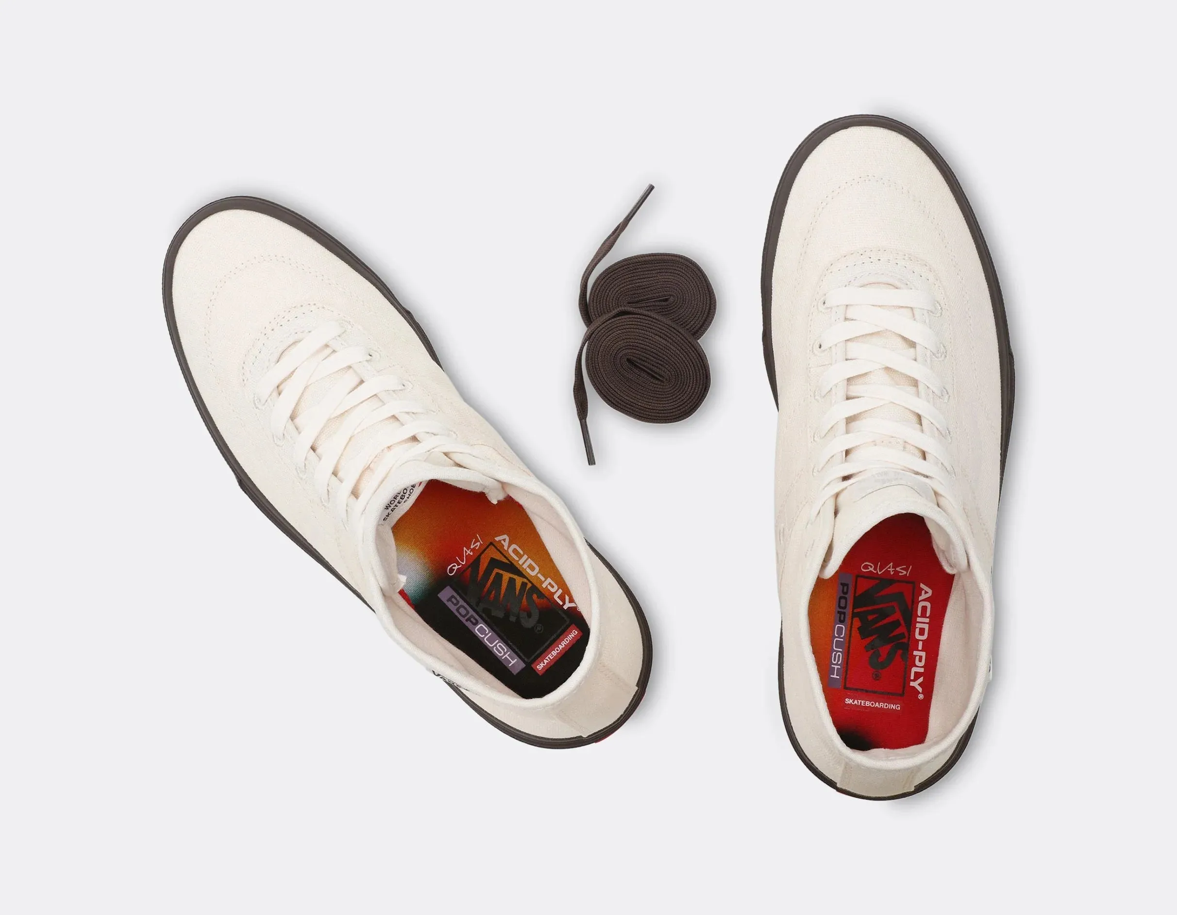 VANS X Quasi Crockett High Decon Shoes White