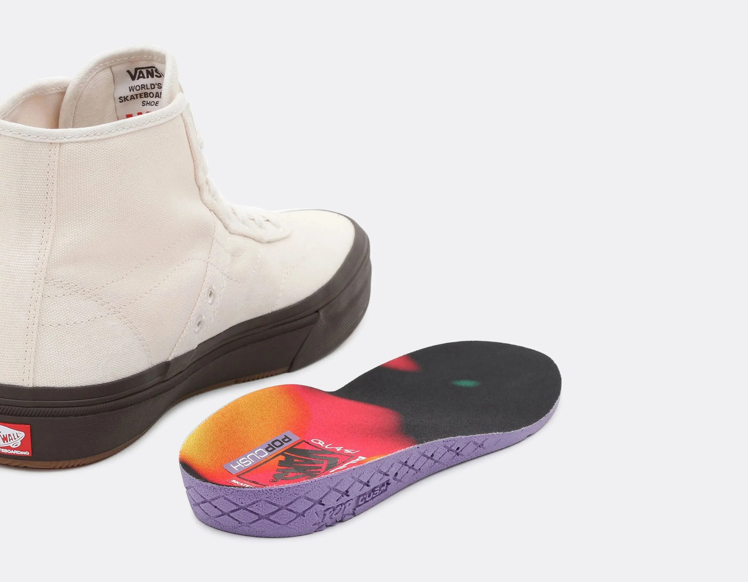 VANS X Quasi Crockett High Decon Shoes White