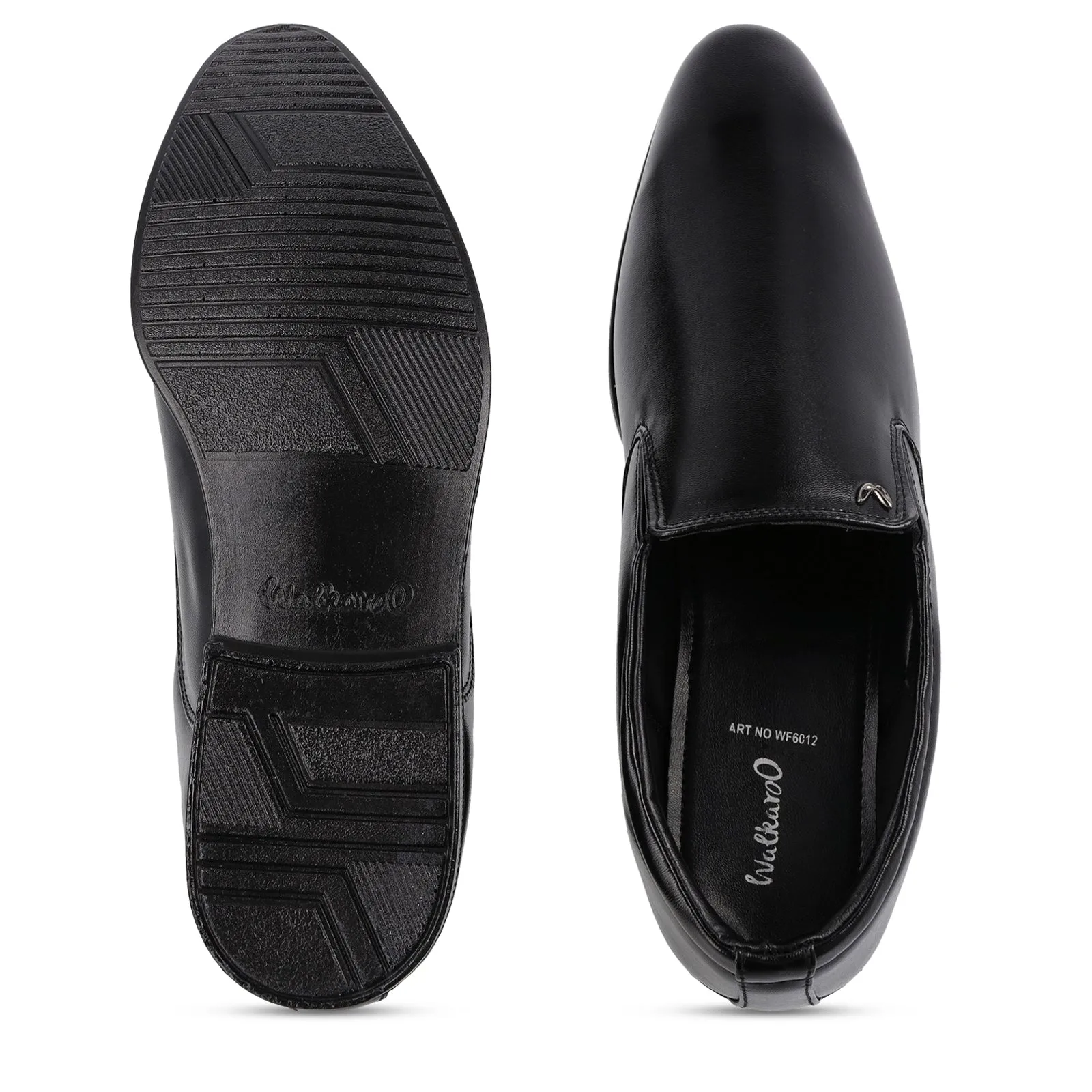 Walkaroo Xgo Men Loafer Formal Shoes - WF6012 Black