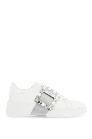 white viv skate sneakers with rhinestone buckles RVW54230520LXQ BIANCO