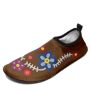 Wildflower Dreams 1 Kid's Sockamoccs Slip On Shoes