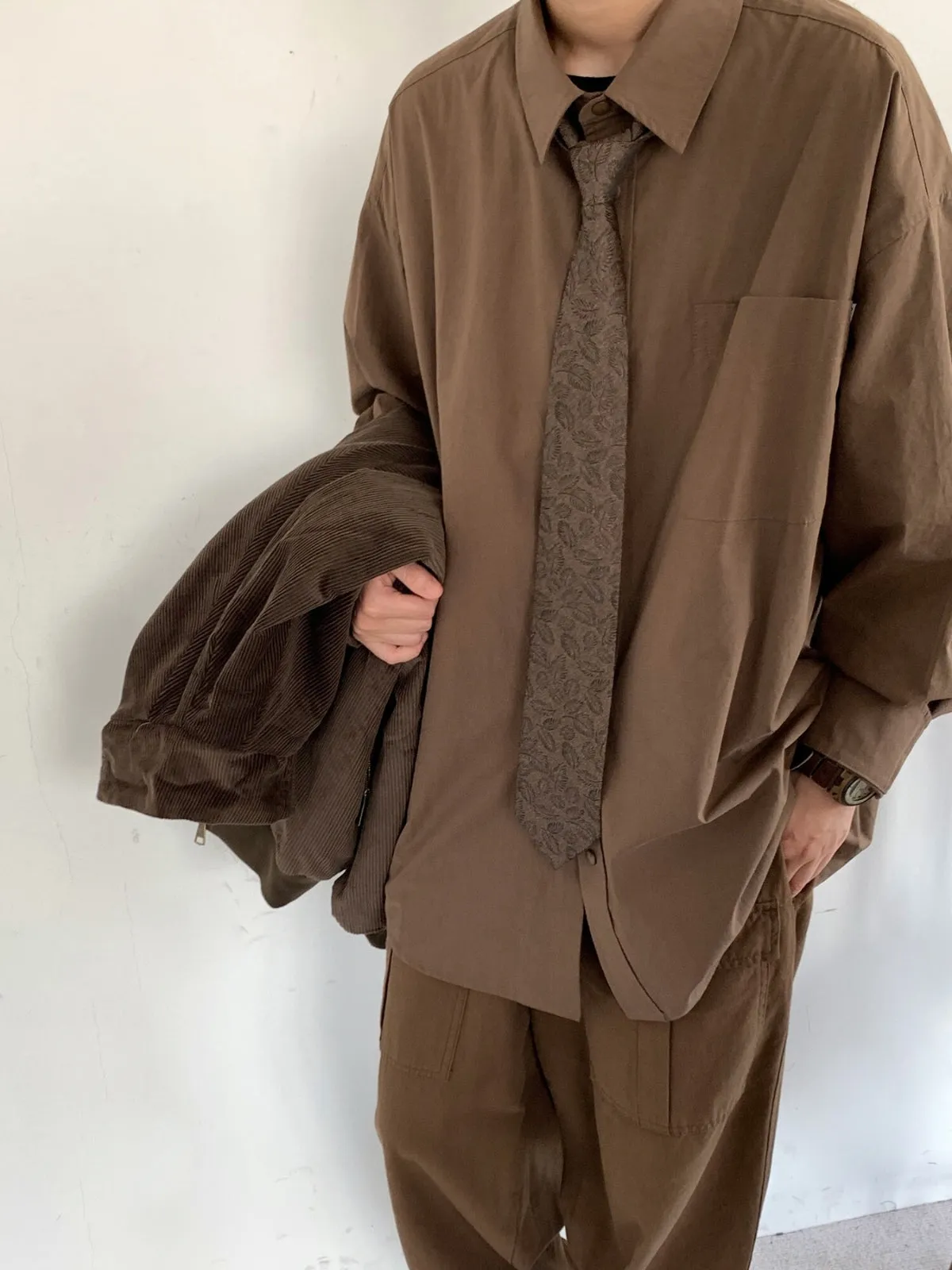 WLS Japanese Retro Long Sleeve Loose Shirt