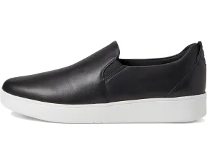 Women's FitFlop Rally Leather Slip-On Skate Sneakers