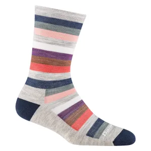 Women's Mystic Stripe Crew Lightweight Lifestyle Sock 1644