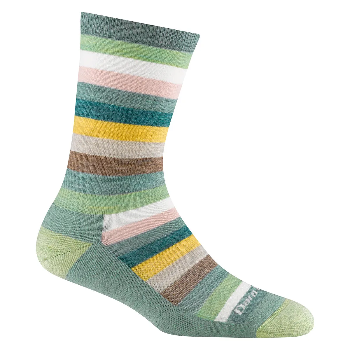 Women's Mystic Stripe Crew Lightweight Lifestyle Sock 1644