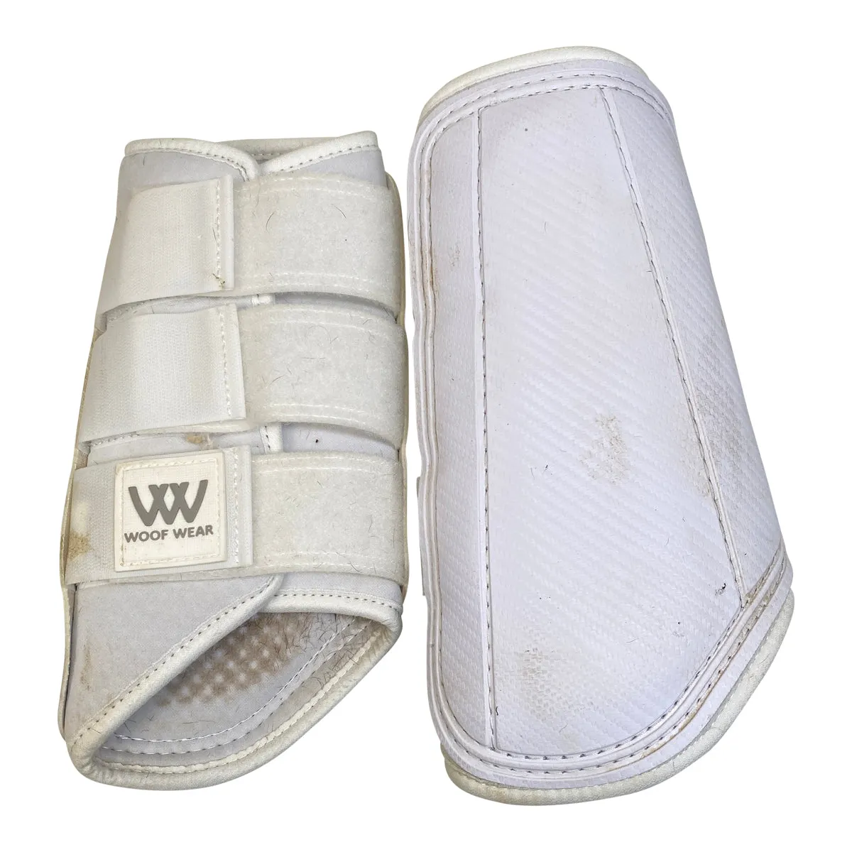 Woof Wear Hind Brushing Boots in White - Large