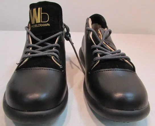 Worldboots B's Black Low Top Sneaker