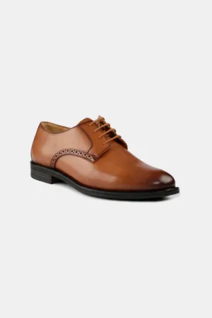 Yago Derby Dress Shoes - Tan