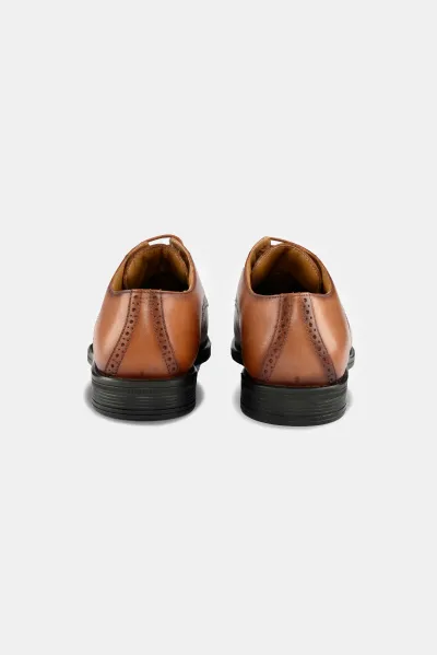 Yago Derby Dress Shoes - Tan